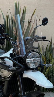 16 INCH CLEAR TOURING WINDSHIELD FIT FOR ROYAL ENFIELD HIMALAYAN 450