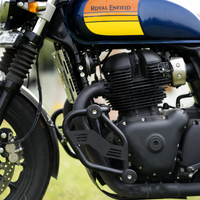 CRASH GUARD WITH SLIDERS (BLACK) FIT FOR ROYAL ENFIELD INTERCEPTOR 650