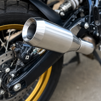 AEW EDGE FREE FLOW EXHAUST FIT FOR ROYAL ENFIELD HIMALAYAN 450