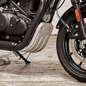SUMP GUARD (SILVER) FIT FOR ROYAL ENFIELD GOAN CLASSIC 350