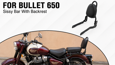 SISSY BAR BACKREST FIT FOR ROYAL ENFIELD bullet 650