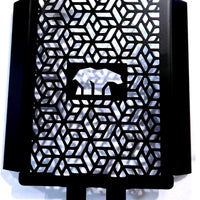 BLACK RADIATOR GUARD FIT FOR ROYAL ENFIELD BEAR 650