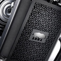 BLACK RADIATOR GUARD FIT FOR ROYAL ENFIELD BEAR 650