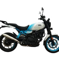 RRP BRUSHED EXHAUST WITH MID PIPE FIT FOR ROYAL ENFIELD GUERRILLA 450