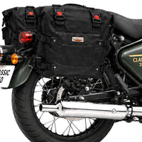 TOURING PANNIER BAGS (36L) BLACK FIT FOR ROYAL ENFIELD CLASSIC 350