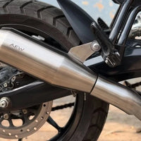 AEW EDGE FREE FLOW EXHAUST AND MID PIPE FIT FOR ROYAL ENFIELD GUERRILLA 450