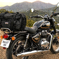 TAIL BAG BLACK FIT FOR ROYAL ENFIELD BULLET 350