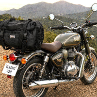 TAIL BAG BLACK FIT FOR ROYAL ENFIELD CLASSIC 350