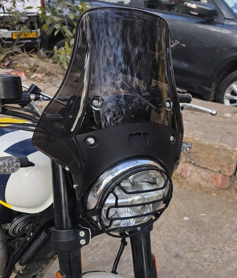SMOKE WANDERER WINDSHIELD FIT FOR ROYAL ENFIELD CONTINENTAL GT 650