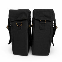 BLACK MILITARY PANNIER BAGS FIT FOR ROYAL ENFIELD bullet 650