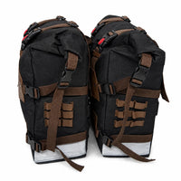 TOURING PANNIER BAGS (36L) BLACK FIT FOR ROYAL ENFIELD GUERRILLA 450