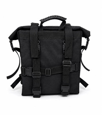 TOURING PANNIER BAGS (36L) BLACK FIT FOR ROYAL ENFIELD BEAR 650