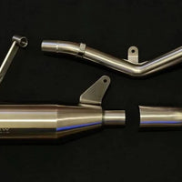 AEW EDGE FREE FLOW EXHAUST AND MID PIPE FIT FOR ROYAL ENFIELD GUERRILLA 450