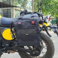 TOURING PANNIER BAGS (36L) BLACK FIT FOR ROYAL ENFIELD BEAR 650