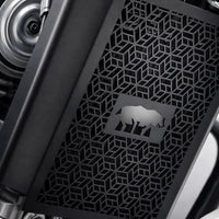 BLACK RADIATOR GUARD FIT FOR ROYAL ENFIELD BEAR 650