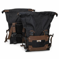 TOURING PANNIER BAGS (36L) BLACK FIT FOR ROYAL ENFIELD SHOTGUN 650