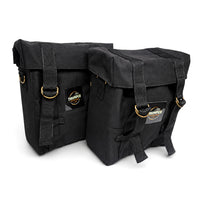 BLACK MILITARY PANNIER BAGS FIT FOR ROYAL ENFIELD bullet 650