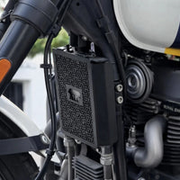 BLACK RADIATOR GUARD FIT FOR ROYAL ENFIELD BEAR 650