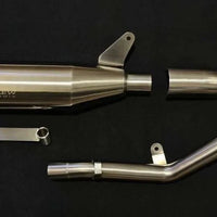 AEW EDGE FREE FLOW EXHAUST AND MID PIPE FIT FOR ROYAL ENFIELD GUERRILLA 450
