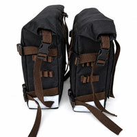 TRAIL PACK ( 8L )BLACK- BROWN FIT FOR ROYAL ENFIELD HIMALAYAN 450