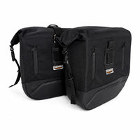 TOURING PANNIER BAGS (36L) BLACK FIT FOR ROYAL ENFIELD bullet 650