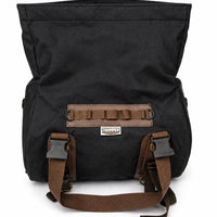 TAIL BAG BLACK- BROWN FIT FOR ROYAL ENFIELD GOAN CLASSIC 350