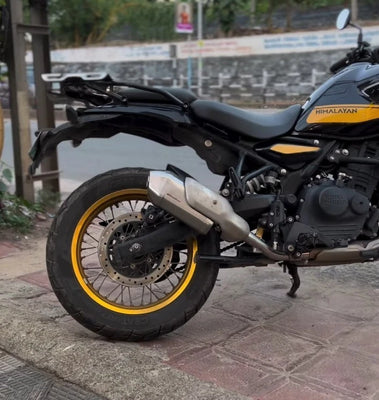 POWERAGE SLIP-ON EXHAUST WITH MID PIPE FIT FOR ROYAL ENFIELD NEW HIMALAYAN 450