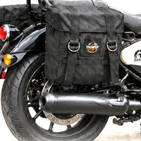 BLACK MILITARY PANNIER BAGS FIT FOR ROYAL ENFIELD SHOTGUN 650
