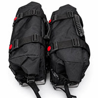 TOURING PANNIER BAGS (36L) BLACK FIT FOR ROYAL ENFIELD HUNTER 350