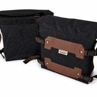 TRAIL PACK ( 8L )BLACK- BROWN FIT FOR ROYAL ENFIELD HIMALAYAN 450