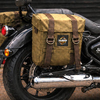 OLIVE MILITARY PANNIER BAGS FIT FOR ROYAL ENFIELD SUPER METEOR 650