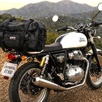 TAIL BAG BLACK FIT FOR ROYAL ENFIELD CONTINENTAL GT 650