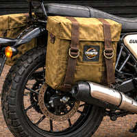 OLIVE MILITARY PANNIER BAGS FIT FOR ROYAL ENFIELD GUERRILLA 450