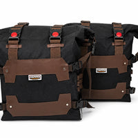TOURING PANNIER BAGS (36L) BLACK FIT FOR ROYAL ENFIELD GUERRILLA 450