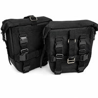 TOURING PANNIER BAGS (36L) BLACK FIT FOR ROYAL ENFIELD HUNTER 350