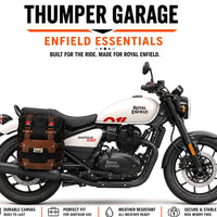 TOURING PANNIER BAGS (36L) BLACK FIT FOR ROYAL ENFIELD SHOTGUN 650