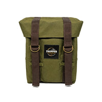 OLIVE MILITARY PANNIER BAGS AND SADDLE STAY FIT FOR ROYAL ENFIELD HUNTER 350