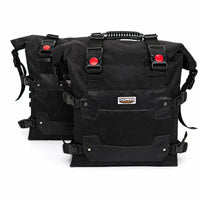 TOURING PANNIER BAGS (36L) BLACK FIT FOR ROYAL ENFIELD CONTINENTAL GT 650