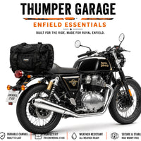 TAIL BAG BLACK FIT FOR ROYAL ENFIELD CONTINENTAL GT 650