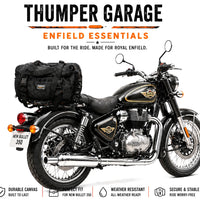 TAIL BAG BLACK FIT FOR ROYAL ENFIELD BULLET 350