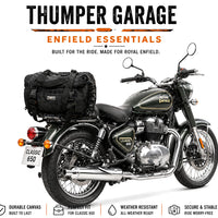 TAIL BAG BLACK FIT FOR ROYAL ENFIELD CLASSIC 650