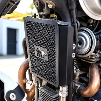BLACK RADIATOR GUARD FIT FOR ROYAL ENFIELD BEAR 650