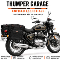 TOURING PANNIER BAGS (36L) BLACK FIT FOR ROYAL ENFIELD CLASSIC 650