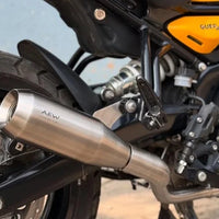 AEW EDGE FREE FLOW EXHAUST AND MID PIPE FIT FOR ROYAL ENFIELD GUERRILLA 450