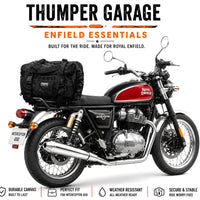 TAIL BAG BLACK FIT FOR ROYAL ENFIELD INTERCEPTOR 650
