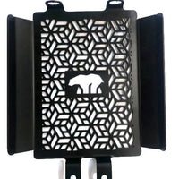 BLACK RADIATOR GUARD FIT FOR ROYAL ENFIELD BEAR 650