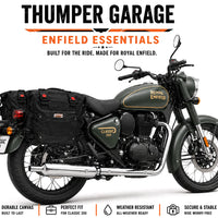 TOURING PANNIER BAGS (36L) BLACK FIT FOR ROYAL ENFIELD CLASSIC 350
