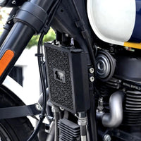 BLACK RADIATOR GUARD FIT FOR ROYAL ENFIELD BEAR 650