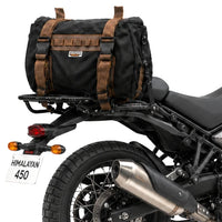 TRAIL PACK, SADDLE BAGS AND TAIL BAG COMBO (BLACK-BBROWN) FIT FOR ROYAL ENFIELD HIMALAYAN 450