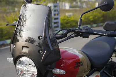 WANDERER TOURING SMOKED WINDSHIELD FIT FOR ROYAL ENFIELD GUERRILLA 450